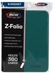 BCW Z-Folio 9 Pocket Binder: Teal